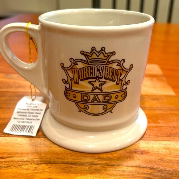 NWT Papyrus White Dad Mug. Doubled sided Graphic.Father’s Day Coffee - Picture 2 of 6
